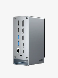 Многопортовая док-станция CABLETIME CB18D (CT-DK181-AG) 18-В-1 8K USB-C с поддержкой macOS MST на Chipset DL6950 (поддерживает 3 экрана)