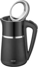 Чайник электрический Centek CT-0028 1.7л. 2200Вт черный корпус: пластик CT-0028 BLACK