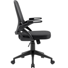 Defender Офисное кресло Office Черный,сетка,регулир.подлокот. (64317)