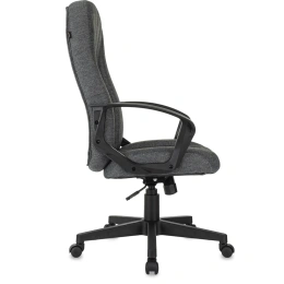 Кресло руководителя Gigant серое, сетка, ткань, крестовина пластик, 120 кг GCH-13
