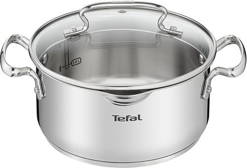 Кастрюля Tefal Duetto+ G7194455 2.9л. d 20см с крышкой серебристый 2100113151