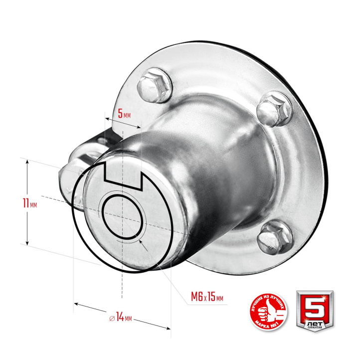 Мотоблок Зубр МТШ-500 бензиновый 5.15кВт 7л.с.