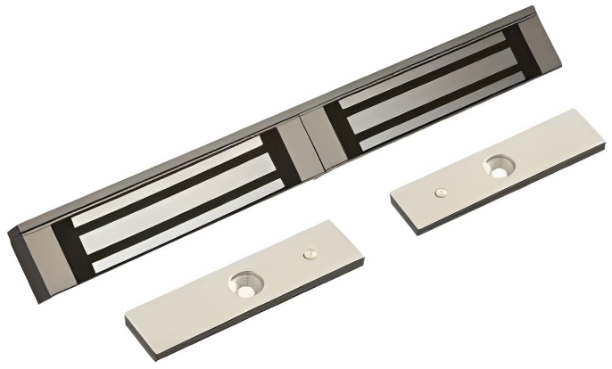 Электромагнитный замок ZKTeco AL-180D включение блокировки, напряжение: DC12V/24V, напряжение: DC12V/24V, удерживающая сила: 2×150 кг