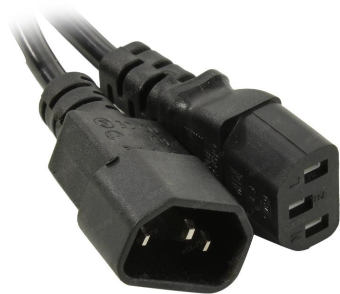 5bites Кабель питания PC105-10A IEC-320-C13 / IEC-320-C14 / 220V / 3G*0.50MM / 1M