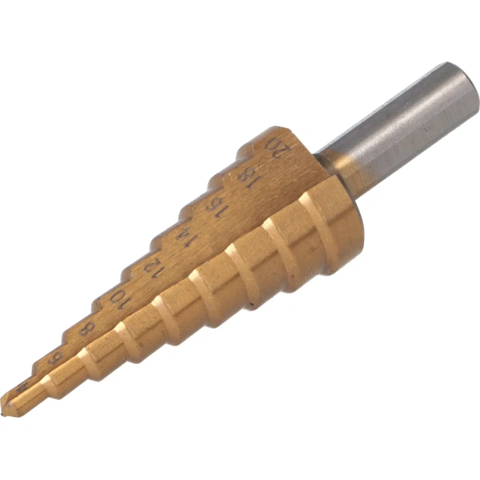Сверло ступенчатое 4-20 мм FASTER TOOLS 6647