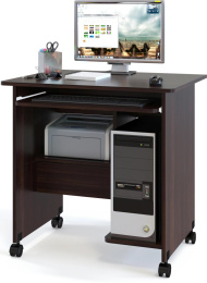 Стол для компьютера Сокол КСТ-10.1 столешница ЛДСП венге КСТ10.1В5