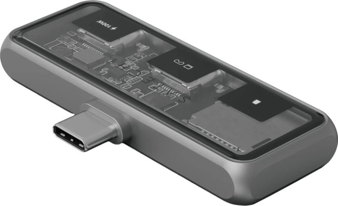 Хаб Satechi Mobile XR Hub PD 100W with microSD. Цвет: серый (ST-HXRSDM)