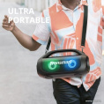 Портативная колонка Tronsmart Bang SE 40W стереозвук, IPX6, Bluetooth 5.3, ультрапортативная с ручкой и съемным ремешком, 3 режима освещения, 60 Гц – 20 кГц, 24 часа