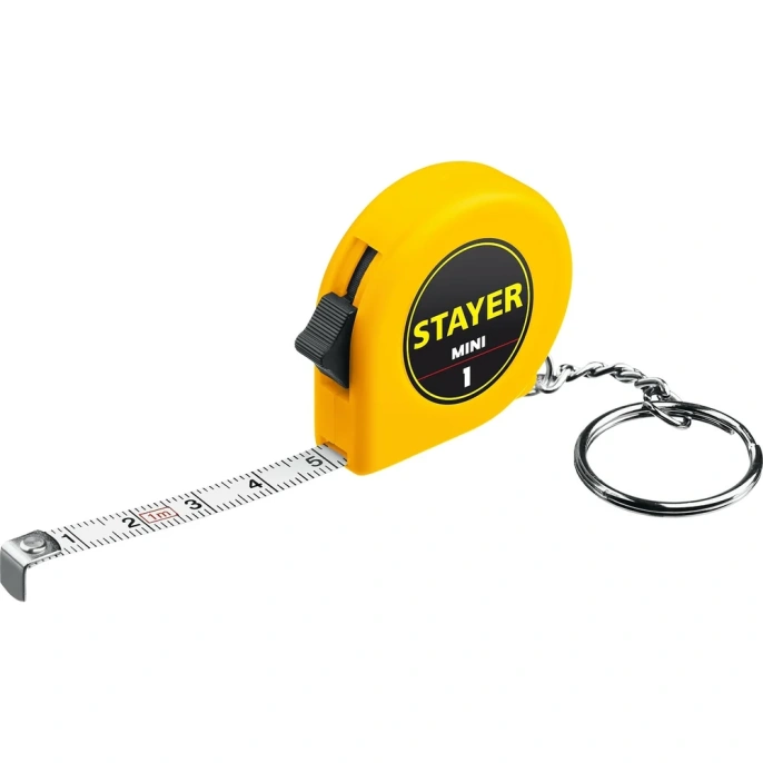 Рулетка-брелок STAYER Mini 1м /  6мм 34140-1_z02