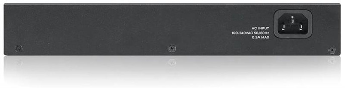 Коммутатор Zyxel GS1100-24E, 24xGE, rack 19", бесшумный оторвана часть коробки.