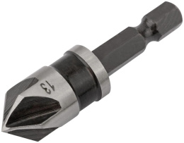 Зенкер FIT 36445,  по дереву/металлу/пластику,  13мм,  шестигранный (1/4HEX - E)