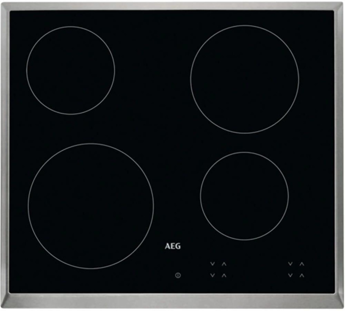 Электрическая варочная панель AEG HK624000XB, Hi-Light, независимая, черный