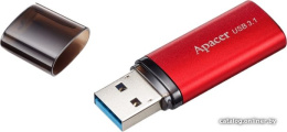 Накопитель USB Apacer AH25B 32GB Красный AP32GAH25BR-1 интерфейс: USB 3.2 Gen 1 Type-A 5 Гбит/сек , с колпачком, материал корпуса: металл