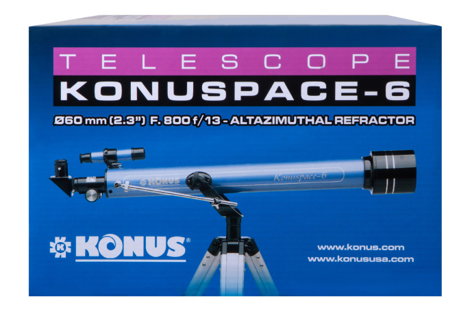 Телескоп KONUS KONUSPACE-6 60/800 AZ 76621