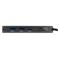 Док-станция Docking station HIPER USB-C HUB 11in1 1*USB-C 100W PD, 1*HDMI 4K@60Hz, 2*DP 4K@60Hz, 2*USB-A 3.0 5Gbps data , 1*USB-C 3.0 5Gbps data , 1*microSD, 1*SD, 1*3.5mm audio, 1*RJ45 Gb