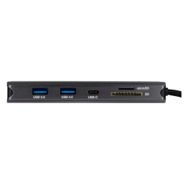 Док-станция Docking station HIPER USB-C HUB 11in1 1*USB-C 100W PD, 1*HDMI 4K@60Hz, 2*DP 4K@60Hz, 2*USB-A 3.0 5Gbps data , 1*USB-C 3.0 5Gbps data , 1*microSD, 1*SD, 1*3.5mm audio, 1*RJ45 Gb