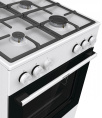 Плита Газовая Gorenje GG6A11WF белый стеклянная крышка реш.чугун