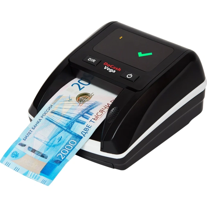 Детектор банкнот DOCASH Vega 13566 автоматический АКБ