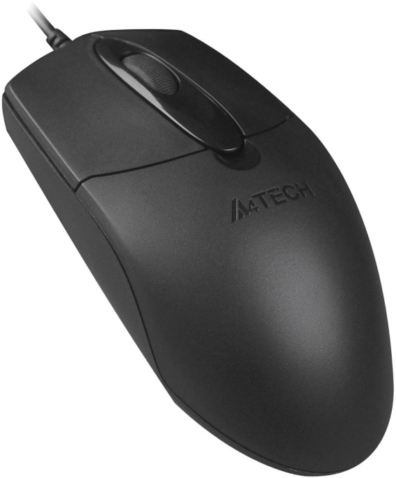 Мышь A4Tech OP-720S черный оптическая 1200dpi silent USB 2but