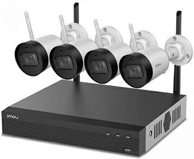 Комплект видеонаблюдения Imou KIT/NVR1104HS-W-S2/4-G22