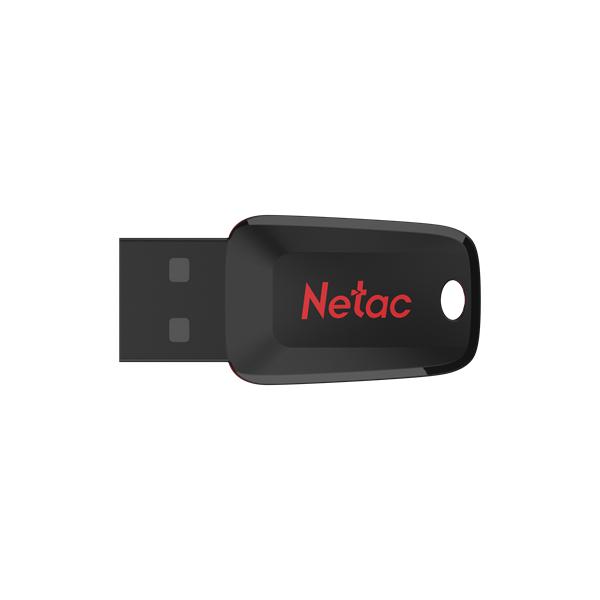Флешка USB NETAC U197 16ГБ, USB2.0, черный и красный [nt03u197n-016g-20bk]