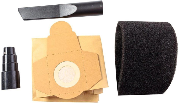 Строительный пылесос RedVerg RD-VC1200S-20P 1200Вт уборка: сухая/сбор воды/выдув черный