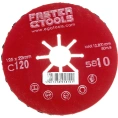 Диск шлифовальный гофрированный 125 мм, P120 FASTER TOOLS 5810