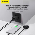 Сетевое зарядное устройство Baseus CCXJ010201 Compact Charger 2U 10.5W (модель CCCP10UE) Black (быстрая зарядка, 10.5 Вт, 2xUSB-A)