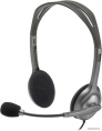 Гарнитура проводная LOGITECH Headset H111 Stereo серый (1хJack 3.5mm, кабель 1.8м) (981-000588)