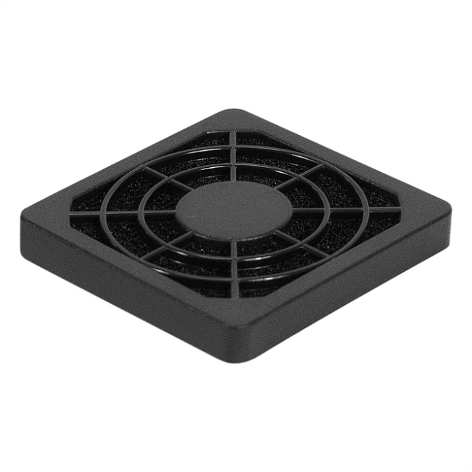 Решетка для вентилятора с фильтром 50x50 ExeGate EG-050PSFB 50x50 мм, пластиковая, квадратная, с пылевым фильтром, черная EX295251RUS