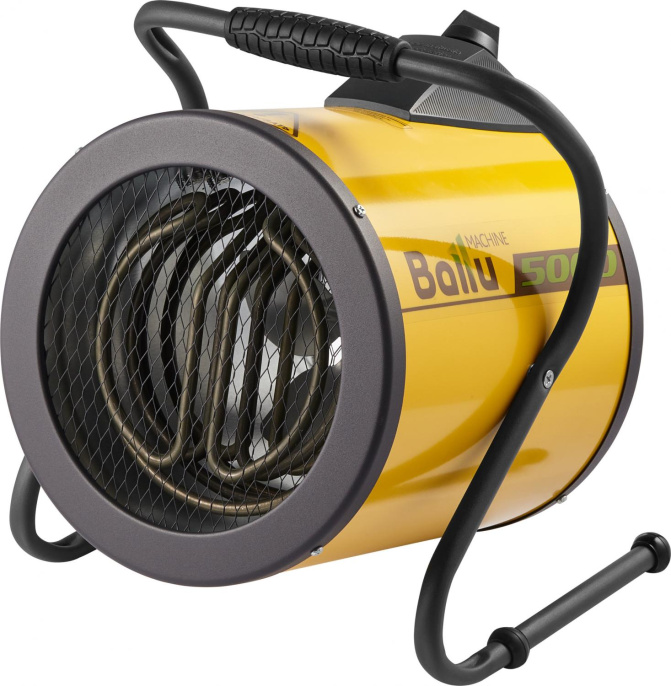 Электрическая тепловая пушка Ballu BHP-P-5,  4.5кВт, желтый