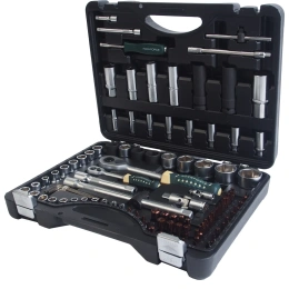 Набор торцевых головок и вставок 1/2 & 1/4DR 6-гранных ROCKFORCE RF-4941-5-PREMIUM(26256)