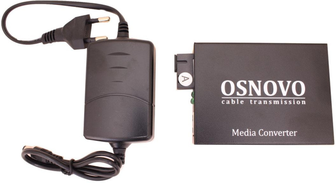Медиаконвертер OSNOVO OMC-1000-11S5a Оптический Gigabit Ethernet медиаконвертер для передачи Ethernet по одному волокну одномодового оптического кабеля до 20км. Поддерживает скорость 10/100/1000М IEEE 802.3i, IEEE