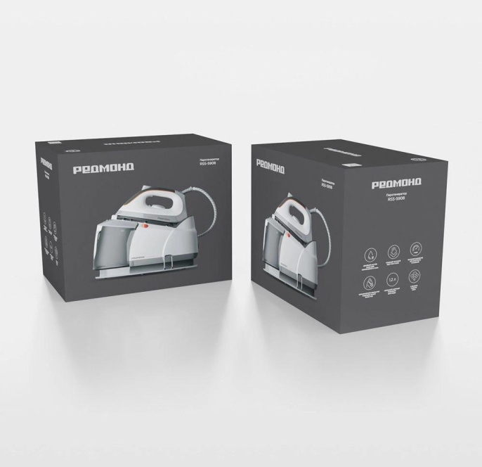 REDMOND RSS-5908 Парогенератор, белый+серый