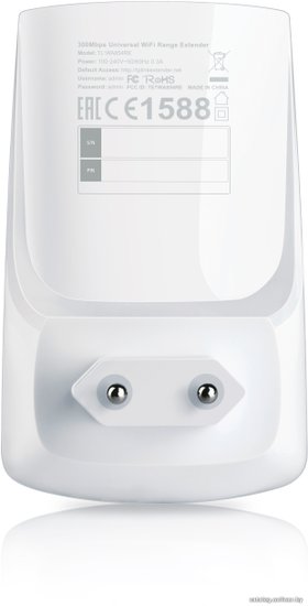 Повторитель беспроводного сигнала TP-Link TL-WA854RE N300 Wi-Fi белый