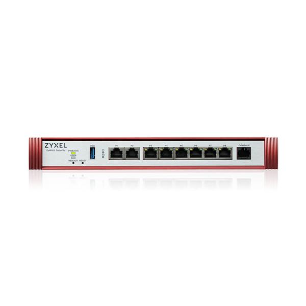 Межсетевой экран Zyxel USG FLEX 200H с подпиской Gold на 1 год AV, CF, IDP/DPI, Sandboxing, SecuReporter, Secure Wi-Fi, 40 AP , Rack, 2xRJ-45: 1/2.5G LAN/WAN , 6xRJ-45: 1G LAN/WAN , 1xUSB3.0, AP Co
