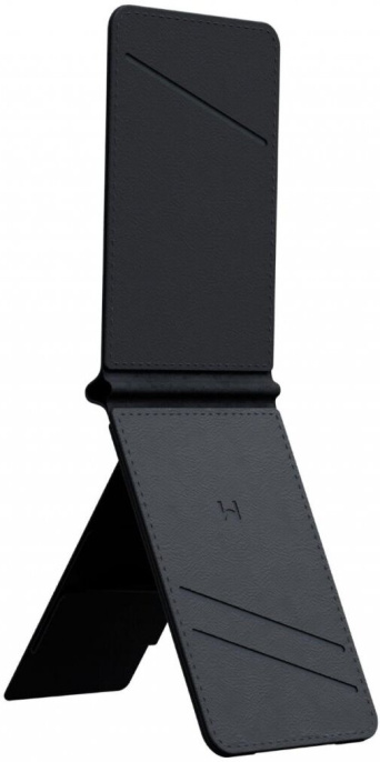 Кошелек-кардхолдер Magssory Tripod ACL002 Midnight ACL002m кошелек-штатив, регулировка наклона: 240°, совместимость с MagSafe, вмещает до 5 карт, материал: экокожа, нержавеющая сталь