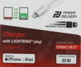Сетевое зарядное устройство HAMA H-183318, 8-pin Lightning, 30Вт, 3A, белый [00183318]