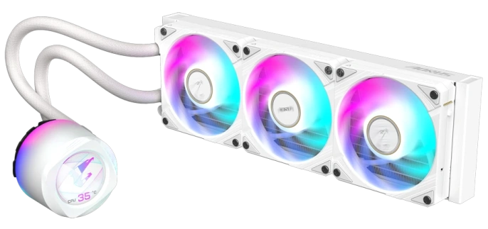 Жидкостная система охлаждения GIGABYTE MULTI SOCKET AORUS WATERFORCEX II 360 ICE белая GP-AORUS WATERFORCEX II 360I