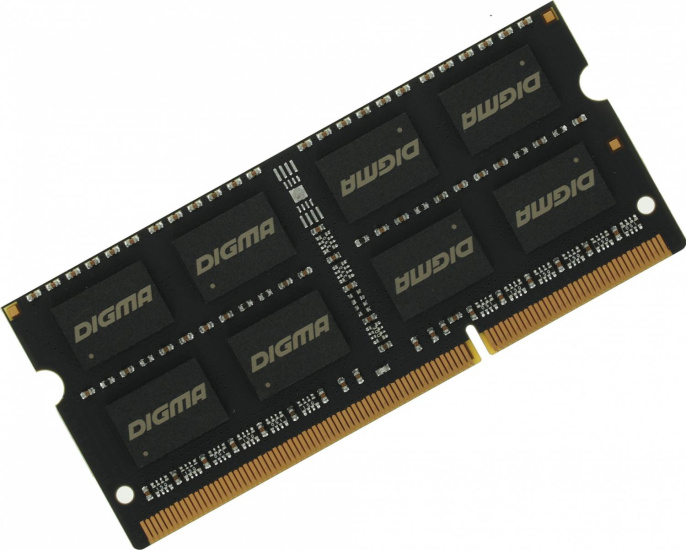 Оперативная память Digma DGMAS31600008D DDR3 -  1x 8ГБ 1600МГц, для ноутбуков (SO-DIMM),  Ret