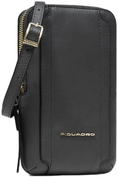 Чехол для смартфона Piquadro Circle AC6835W92R/N черный кожа натуральная