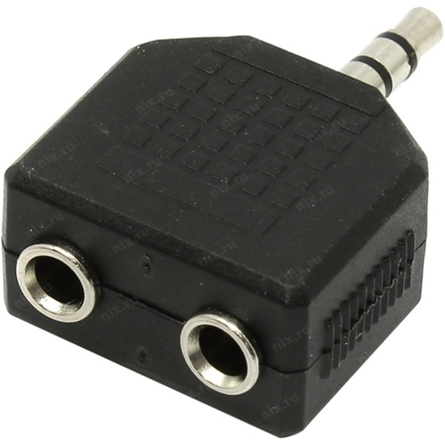 VCOM VAD7847 Переходник разветвитель аудио 3.5 Jack M - 2x3.5 Jack F , стерео