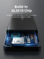 Концентратор CABLETIME CB02B (CT-HUBT2-PB) 4 порта, 5Gbps, 1 м, с блоком питания, USB-хаб для ноутбука и ПК