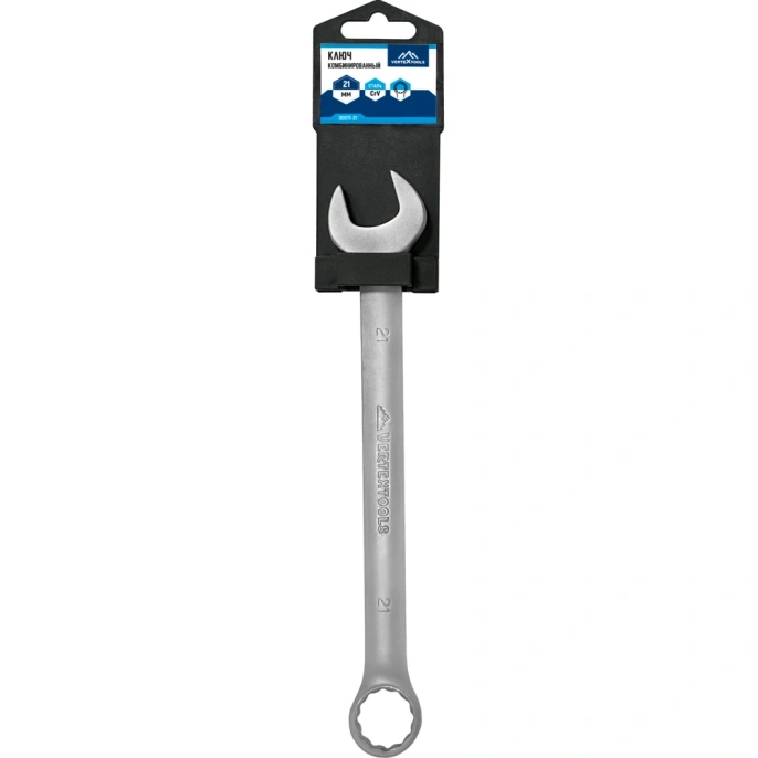 Комбинированный ключ vertextools 21 мм, матовый 00015-21