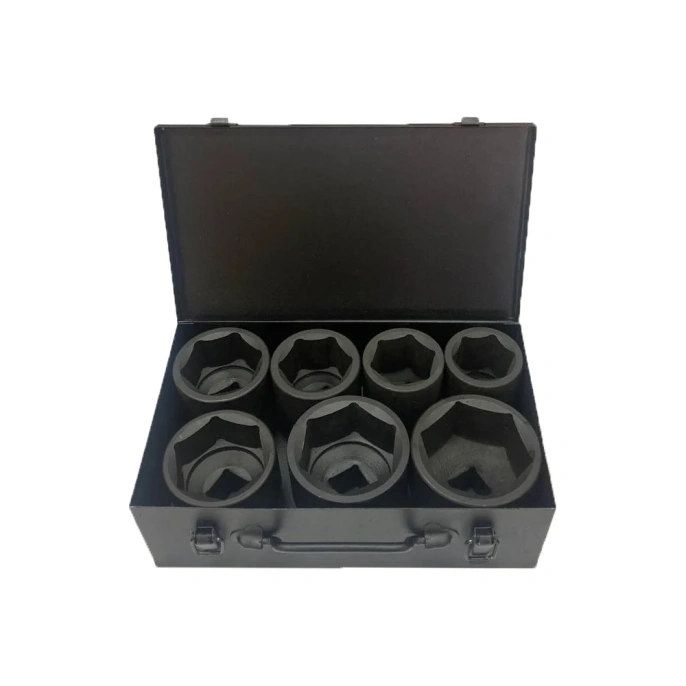 Набор ударных удлиненных головок 7 предметов, 1"DR Пневмо-Трейд PT-IS-SET-04-4675L