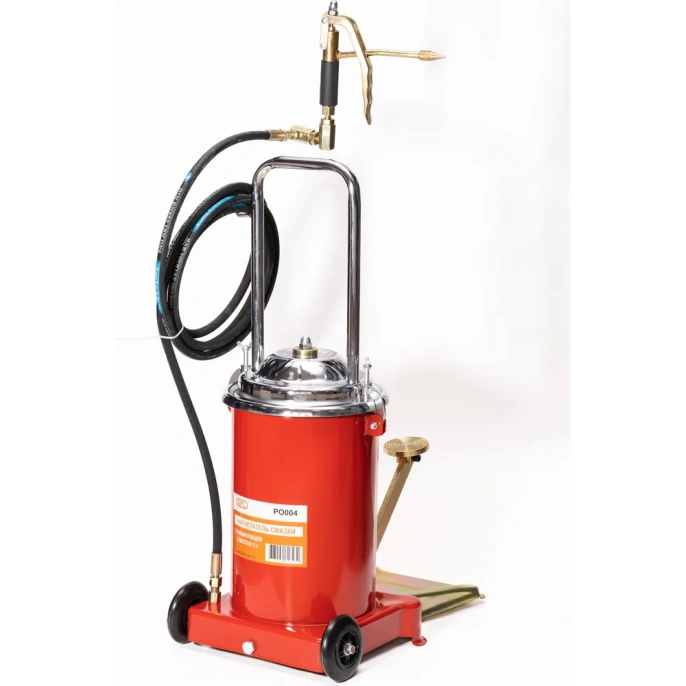 Нагнетатель смазки с ножным приводом и емкостью 12 л SIPL PO004