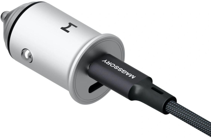 Автомобильное зар./устр. Magssory cch002 45W 3A+2.25A PD+QC+AFC USB Type-C универсальное темно-серый (29986664)