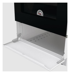 Плита Газовая Gorenje GG5A10WH белый стеклянная крышка реш.сталь