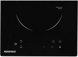 Индукционная варочная поверхность NORDFROST i-M 3020 B, конфорок: 2 шт.,  стеклокерамика,  независимая, черный