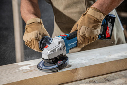 Угловая шлифмашина DONGCHENG DCSM03-125,  аккумуляторная, без АКБ, без ЗУ [dcsm03-125(type z)]